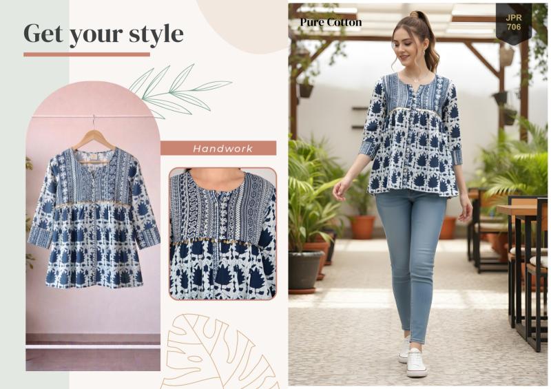 Rajnandini aaradhya vol-21 stitched kurtis wholesale